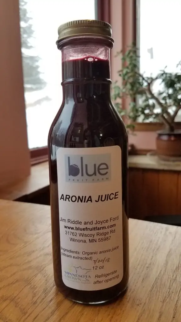 High antioxidant aronia juice
